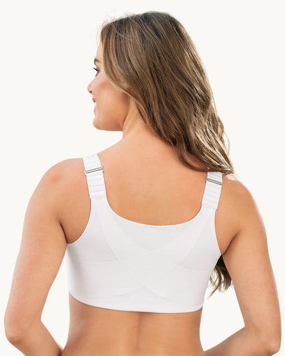  High-Tech Front Closure Back Support Bra Multi/Support Bra