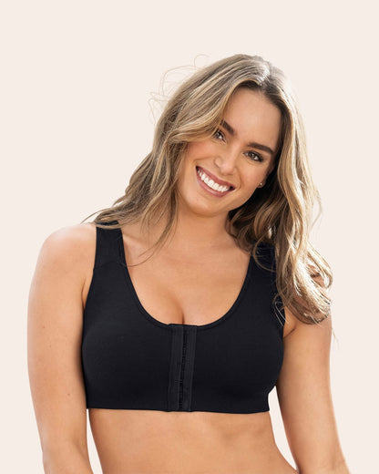  High-Tech Front Closure Back Support Bra Multi/Support Bra