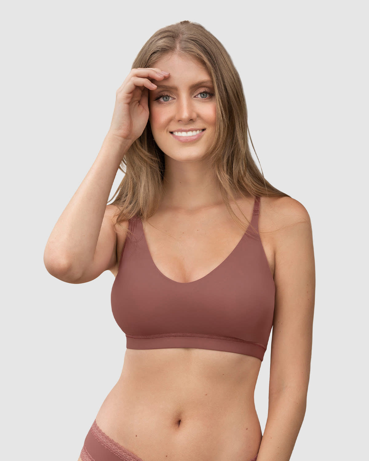  Full Coverage Comfy Bra Top With Removable Cups