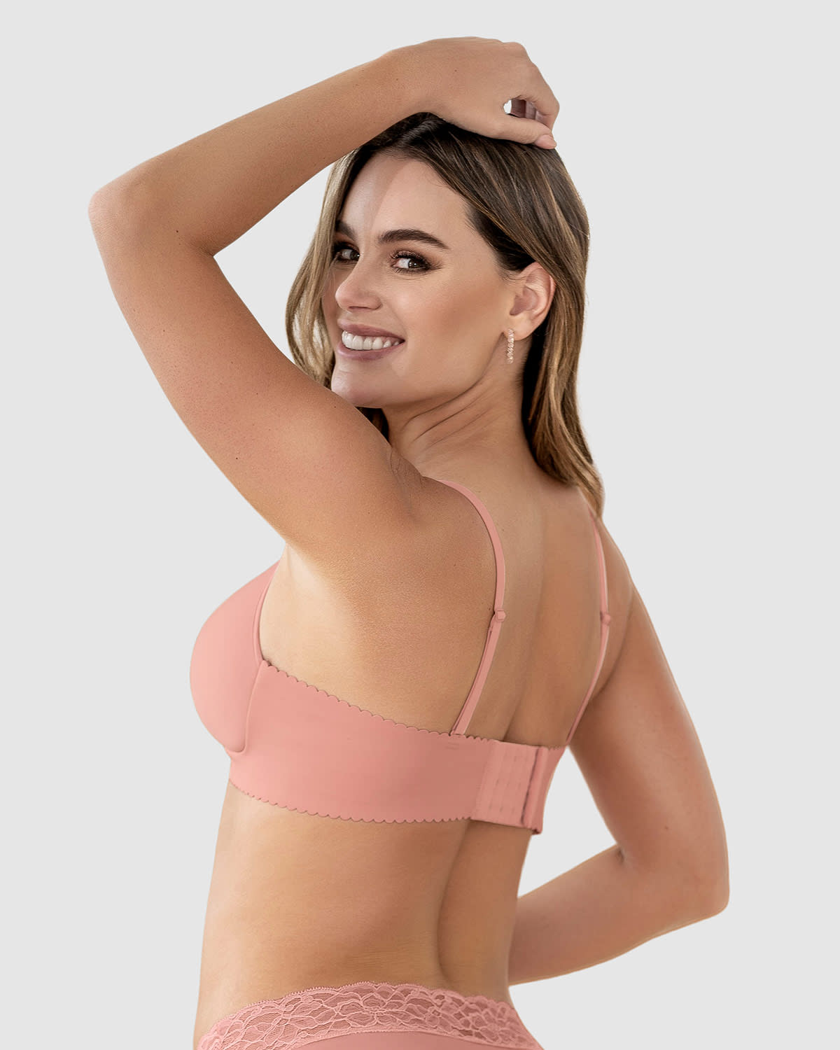  Plunge Wireless Scalloped Trim Bra The Perfect Comfort Bra