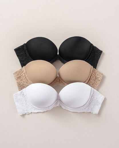  The 3D Bra: Triple Push-Up Plunge Bra
