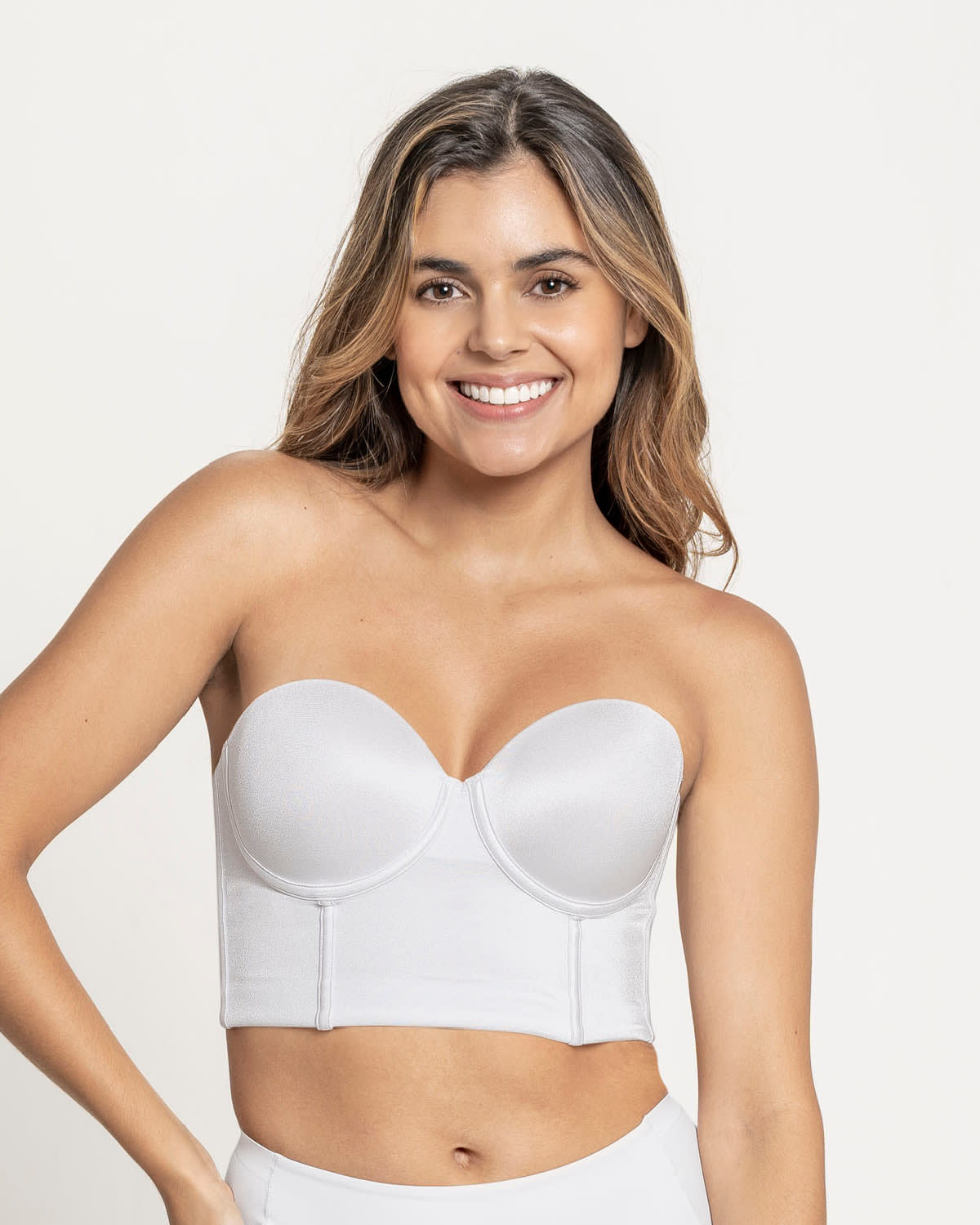  Strapless Contouring Bustier Bra