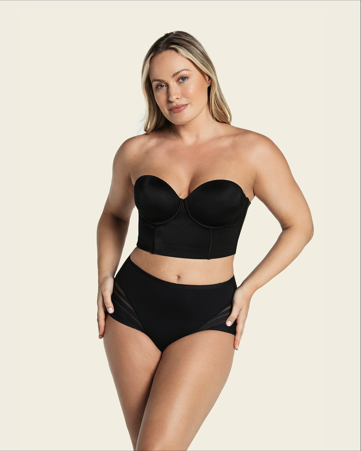  Strapless Contouring Bustier Bra