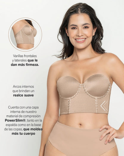  Strapless Contouring Bustier Bra