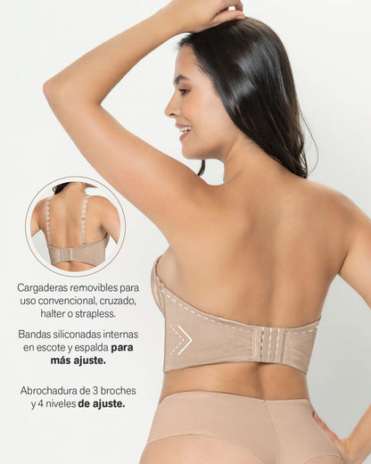  Strapless Contouring Bustier Bra