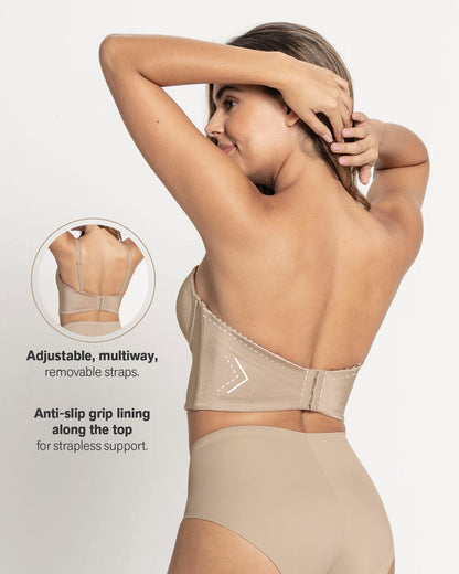  Strapless Contouring Bustier Bra