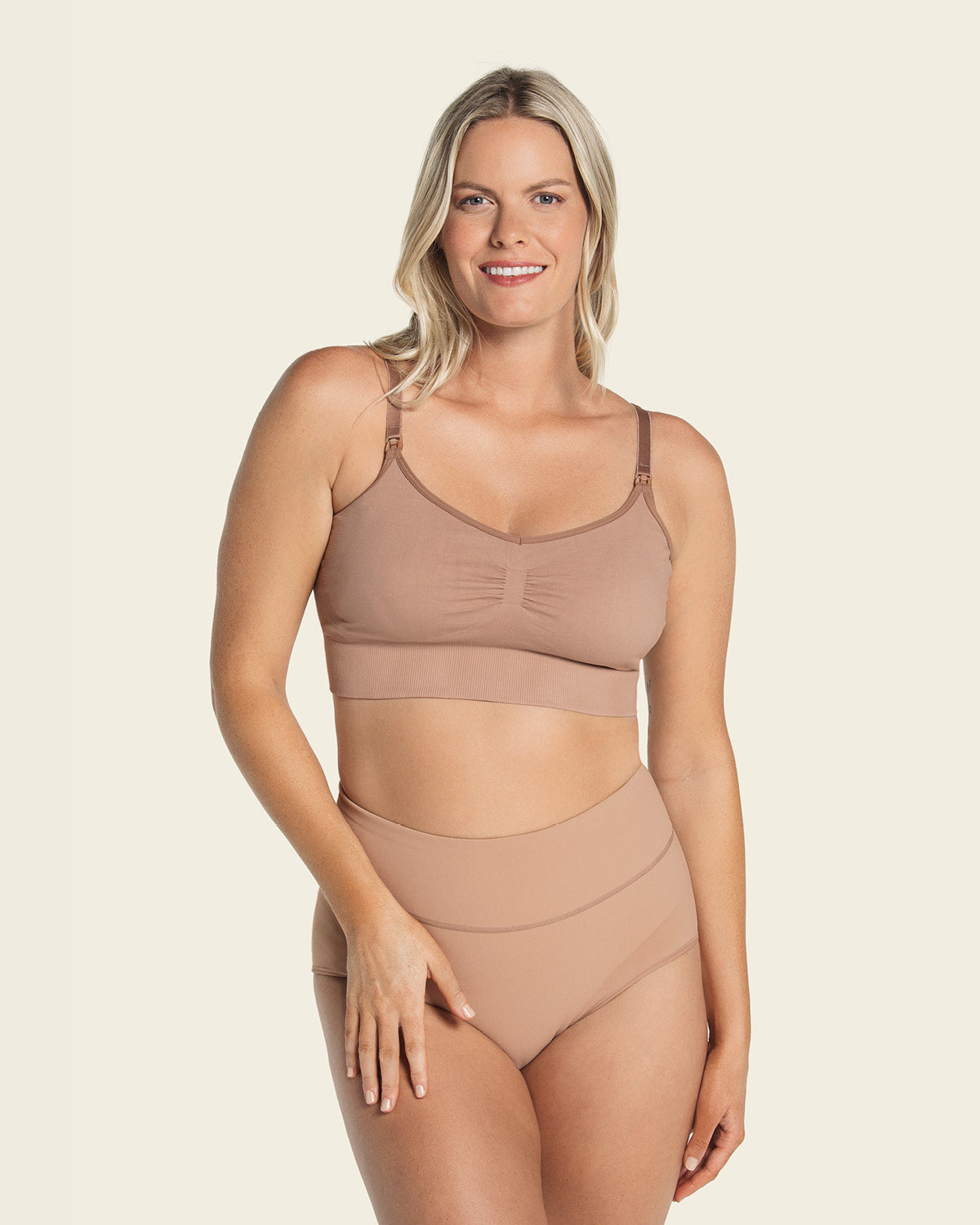  High-Tech Clip Cup Nursing Bra