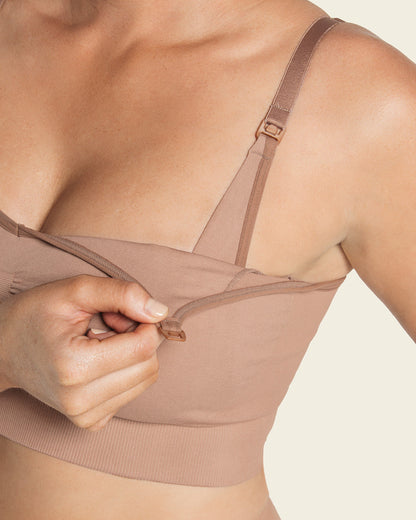  High-Tech Clip Cup Nursing Bra