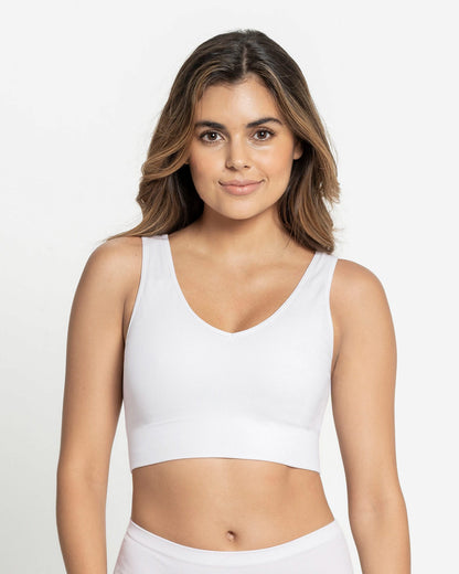  V-Neck Seamless Pullover Bra