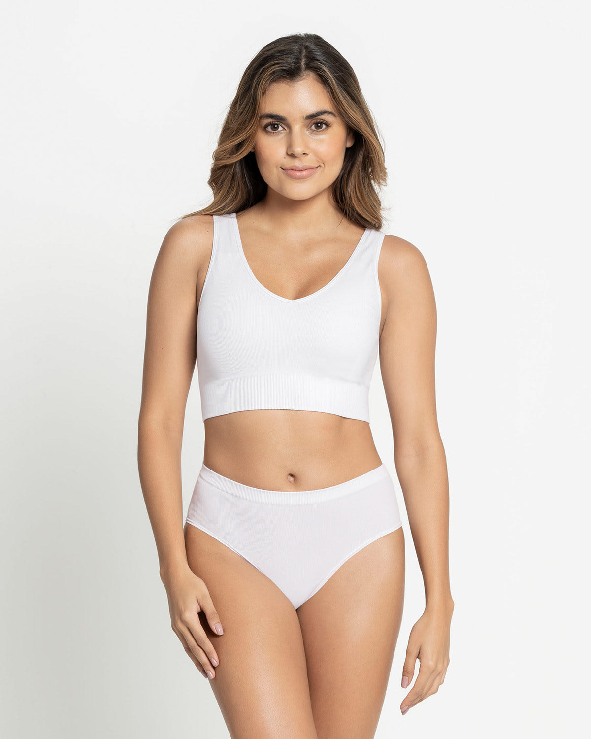  V-Neck Seamless Pullover Bra