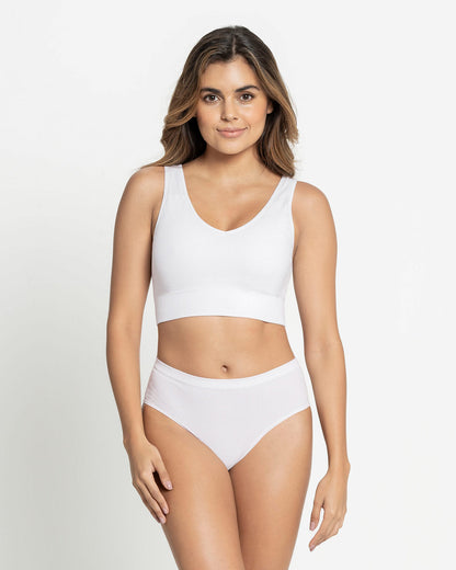  V-Neck Seamless Pullover Bra