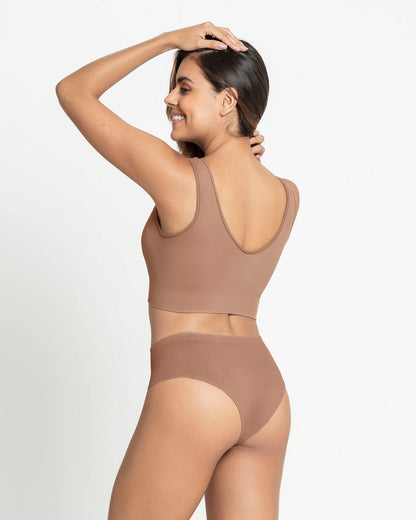  V-Neck Seamless Pullover Bra