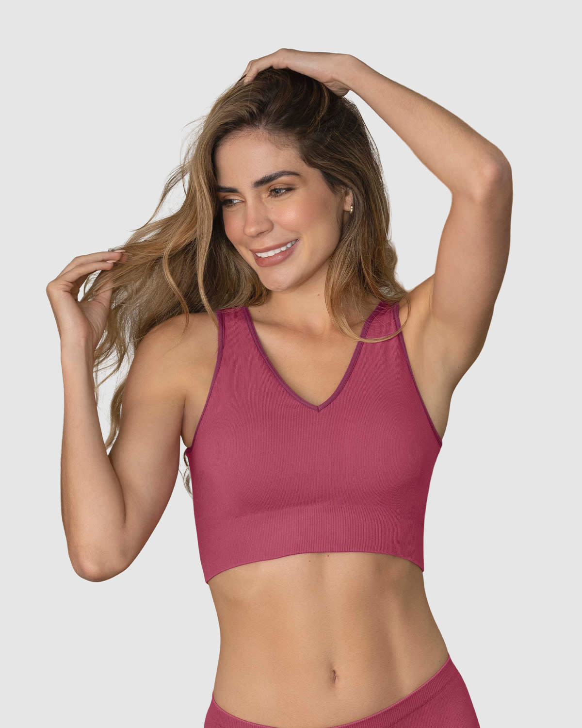  V-Neck Seamless Pullover Bra