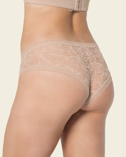  Cheeky Knicker With Floral Lace Details