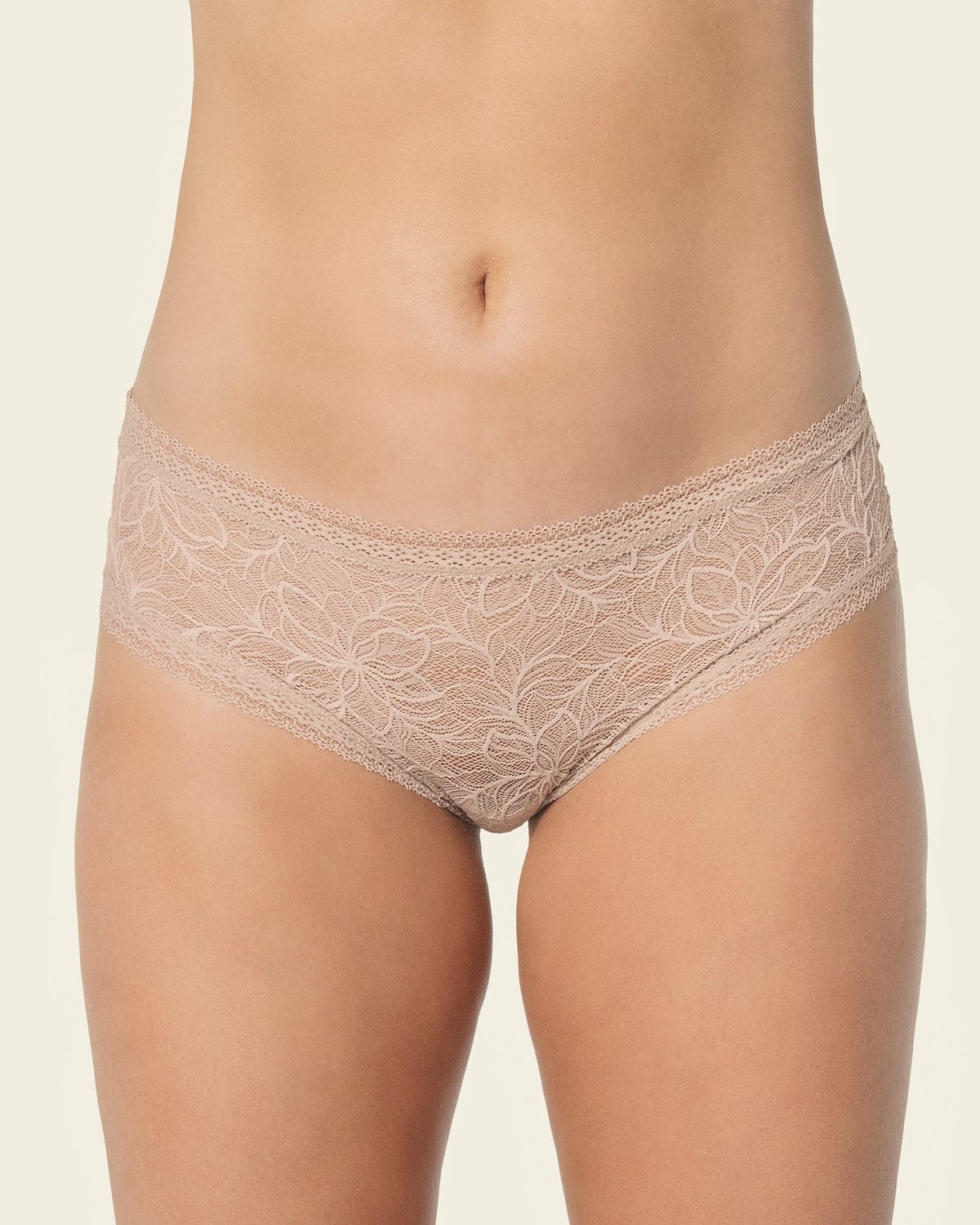  Cheeky Knicker With Floral Lace Details