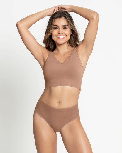  High-Tech Seamless Mid-Rise Cheeky Knicker