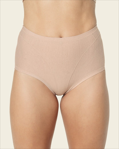  High-waisted Stretch Cotton Shaper Knicker