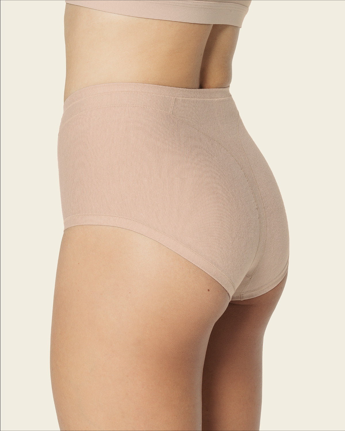  High-waisted Stretch Cotton Shaper Knicker