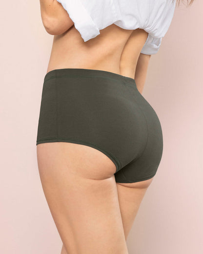  3 Boyshorts In Stretch Cotton With Good Coverage