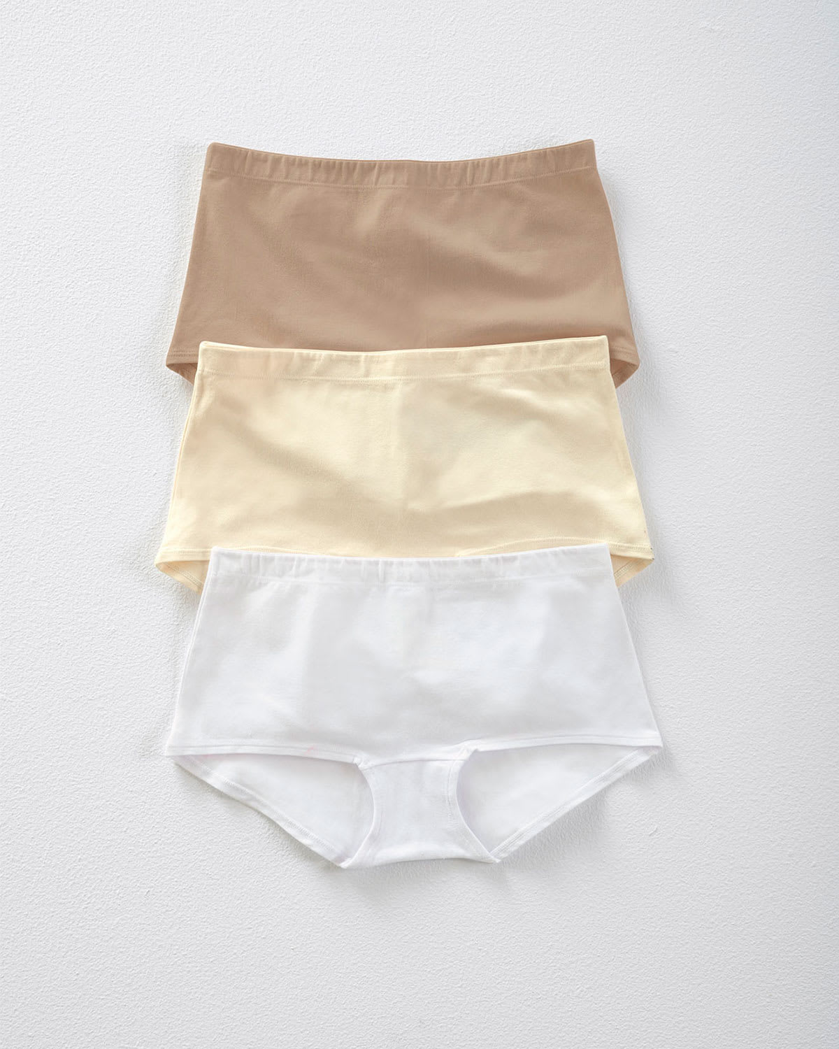  3 Boyshorts In Stretch Cotton With Good Coverage