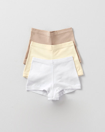  Simply Comfortable 3-Pack Boyshort Knicker In Cotton