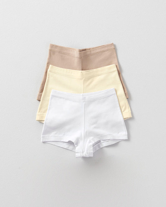  Simply Comfortable 3-Pack Boyshort Knicker In Cotton