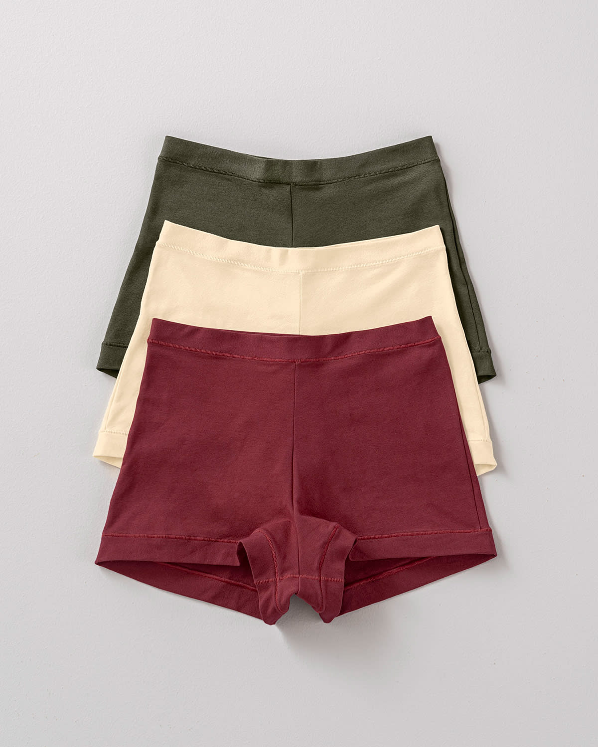  Simply Comfortable 3-Pack Boyshort Knicker In Cotton