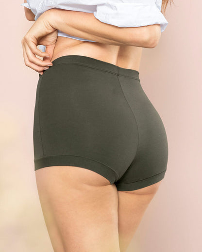  Simply Comfortable 3-Pack Boyshort Knicker In Cotton