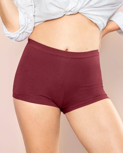  Simply Comfortable 3-Pack Boyshort Knicker In Cotton