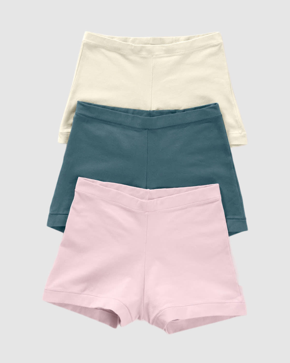  Simply Comfortable 3-Pack Boyshort Knicker In Cotton