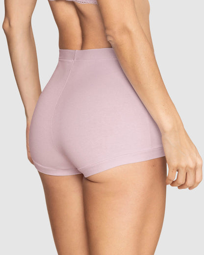  Simply Comfortable 3-Pack Boyshort Knicker In Cotton