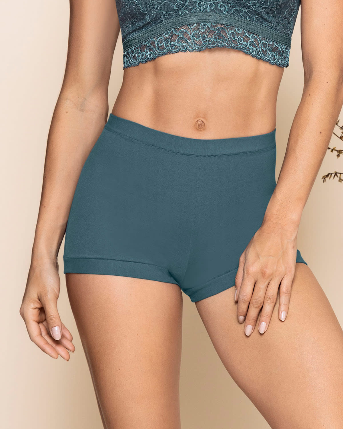  Simply Comfortable 3-Pack Boyshort Knicker In Cotton