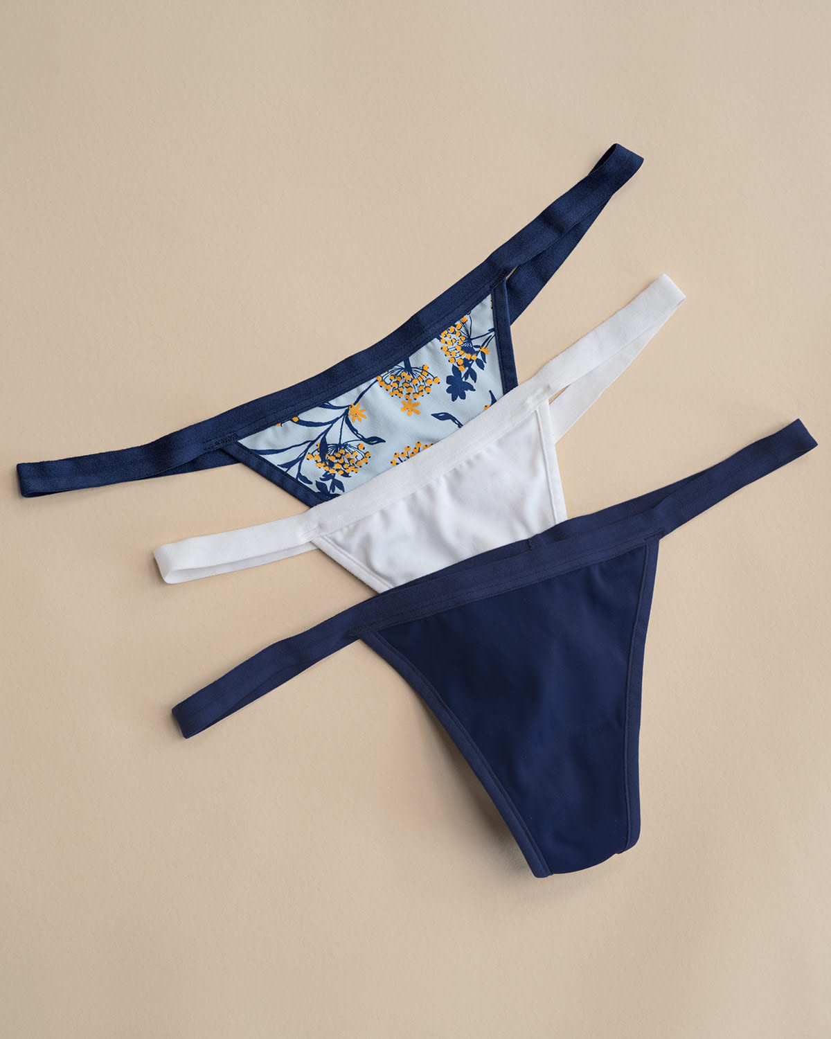  3-Pack Invisible G-String Thong Knickers