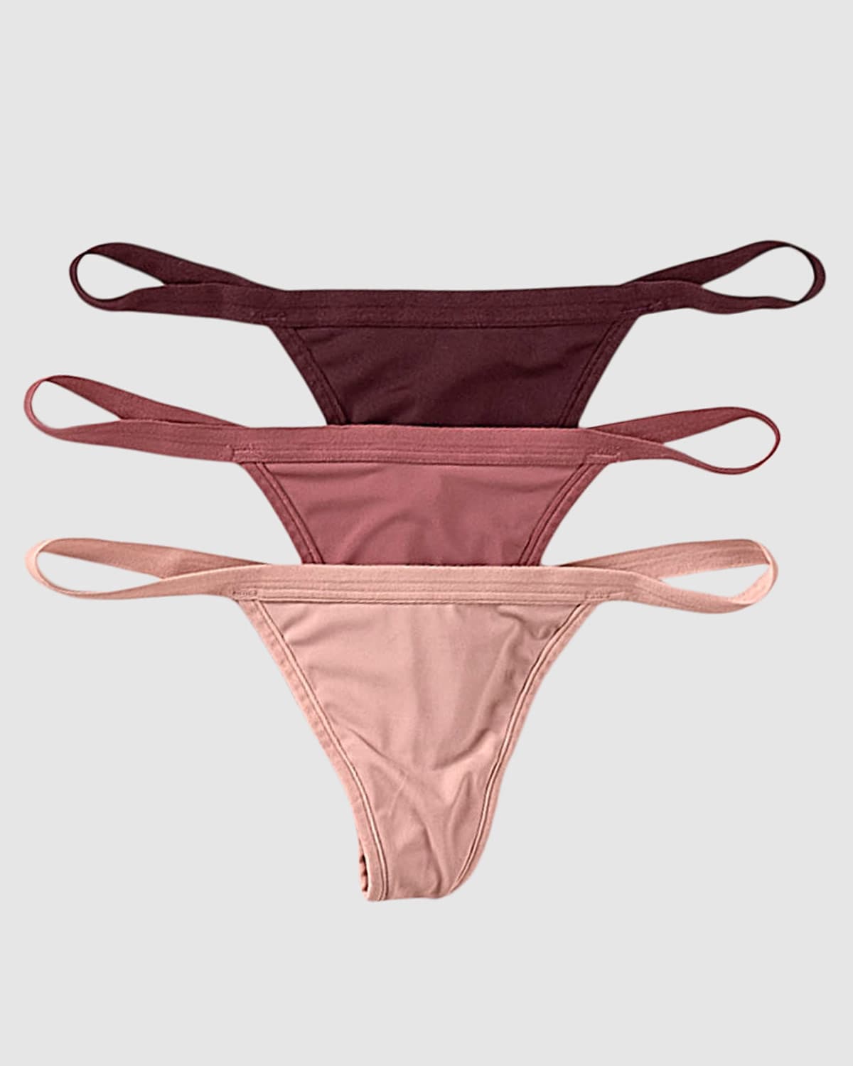  3-Pack Invisible G-String Thong Knickers