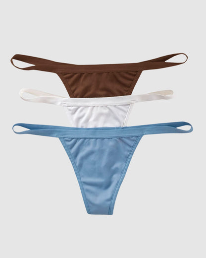  3-Pack Invisible G-String Thong Knickers