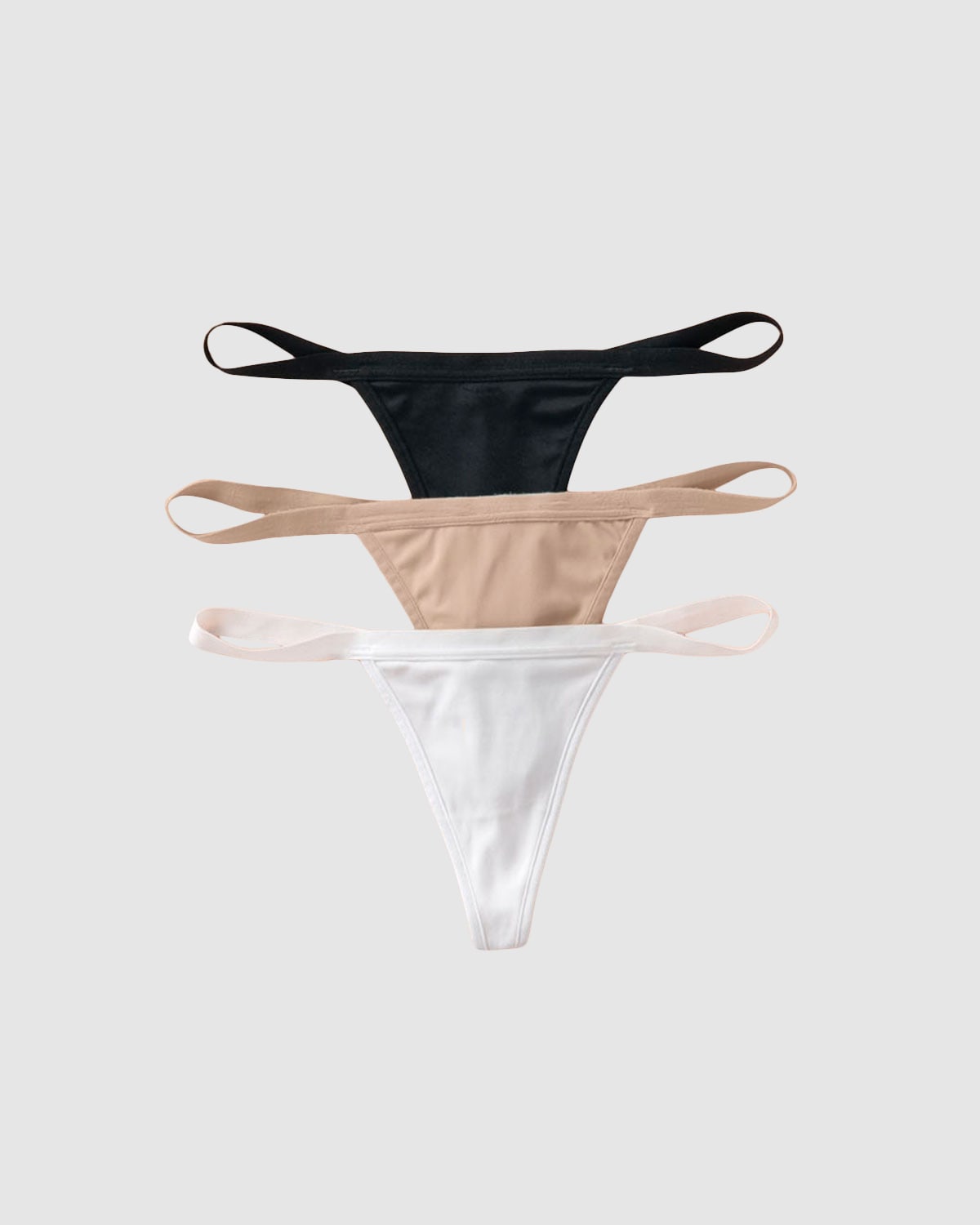  3-Pack Invisible G-String Thong Knickers