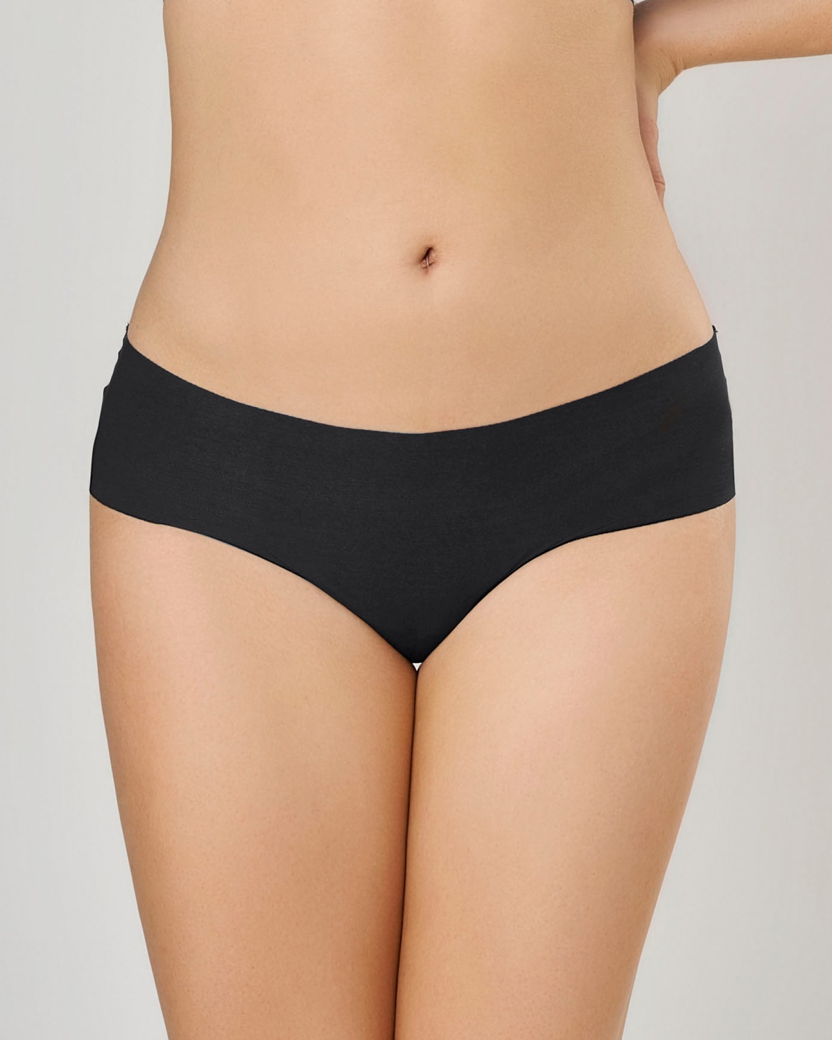  2-Pack No Ride-Up Seamless Hiphugger Knickers