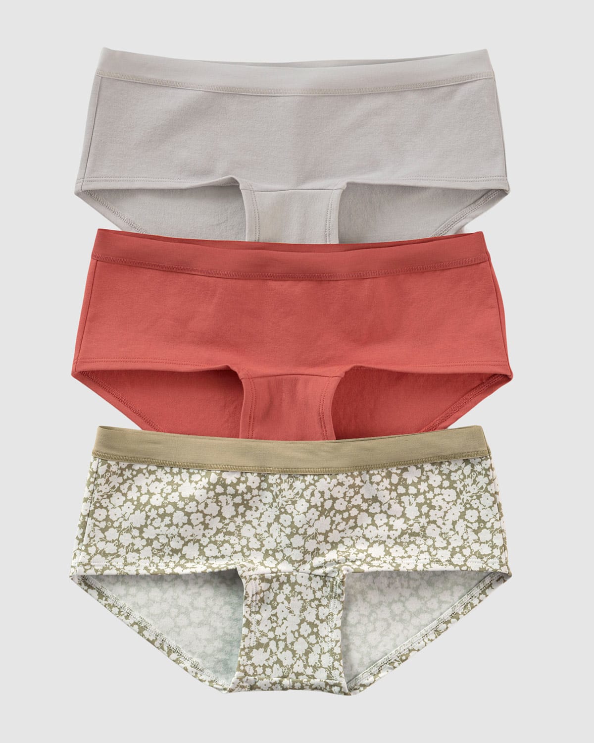  3-pack Stretch Cotton Hipster Knickers