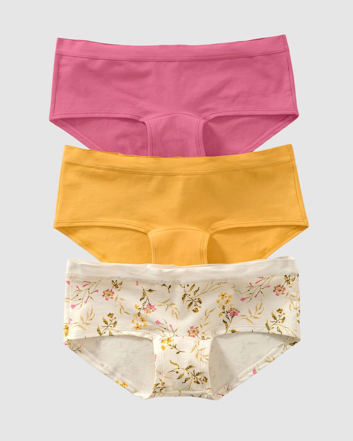  3-pack Stretch Cotton Hipster Knickers