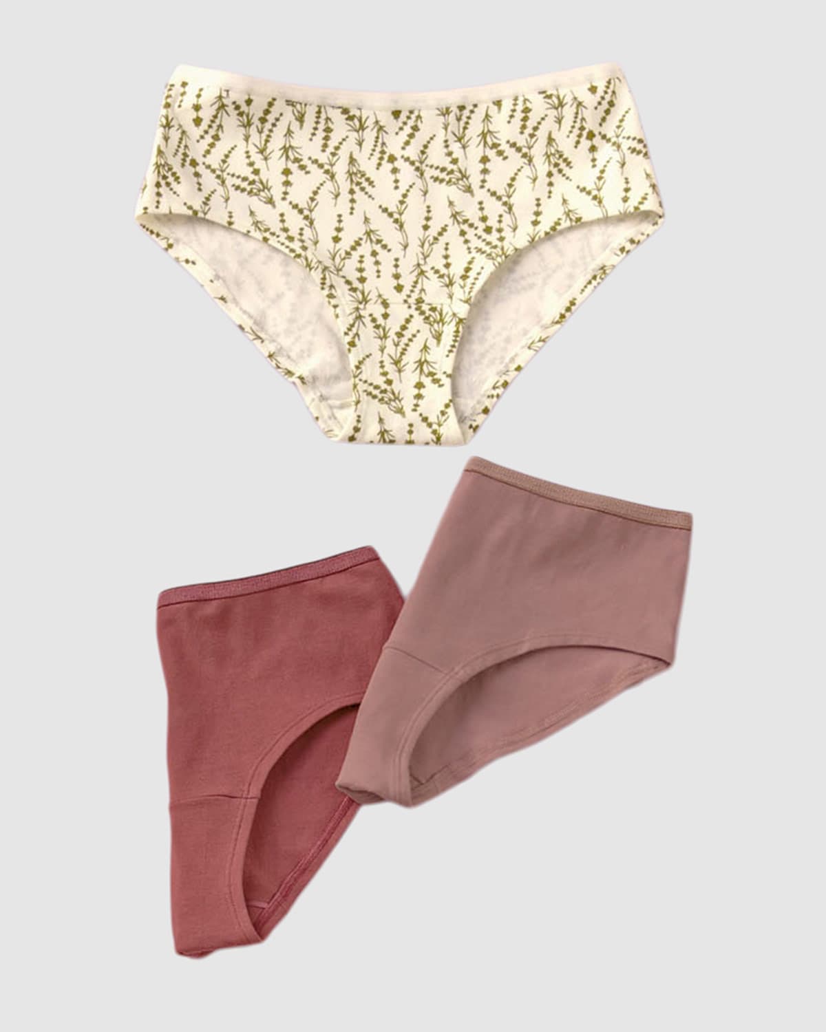  3-Pack Hiphugger Knickers In Super Comfy Cotton