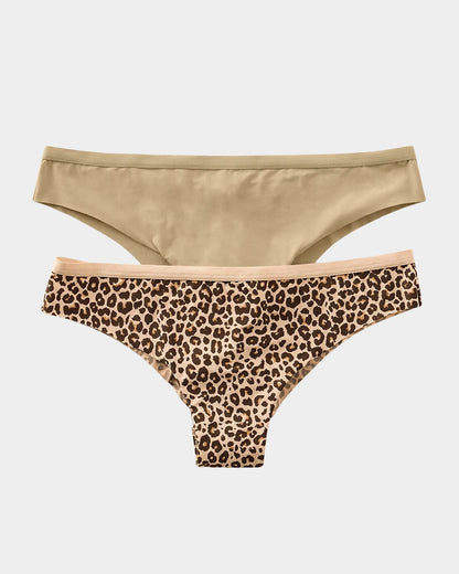  2-Pack Super-Soft Low-Rise Thong Knickers