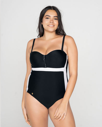  One-Piece Slimming Tummy Compression Swimsuit