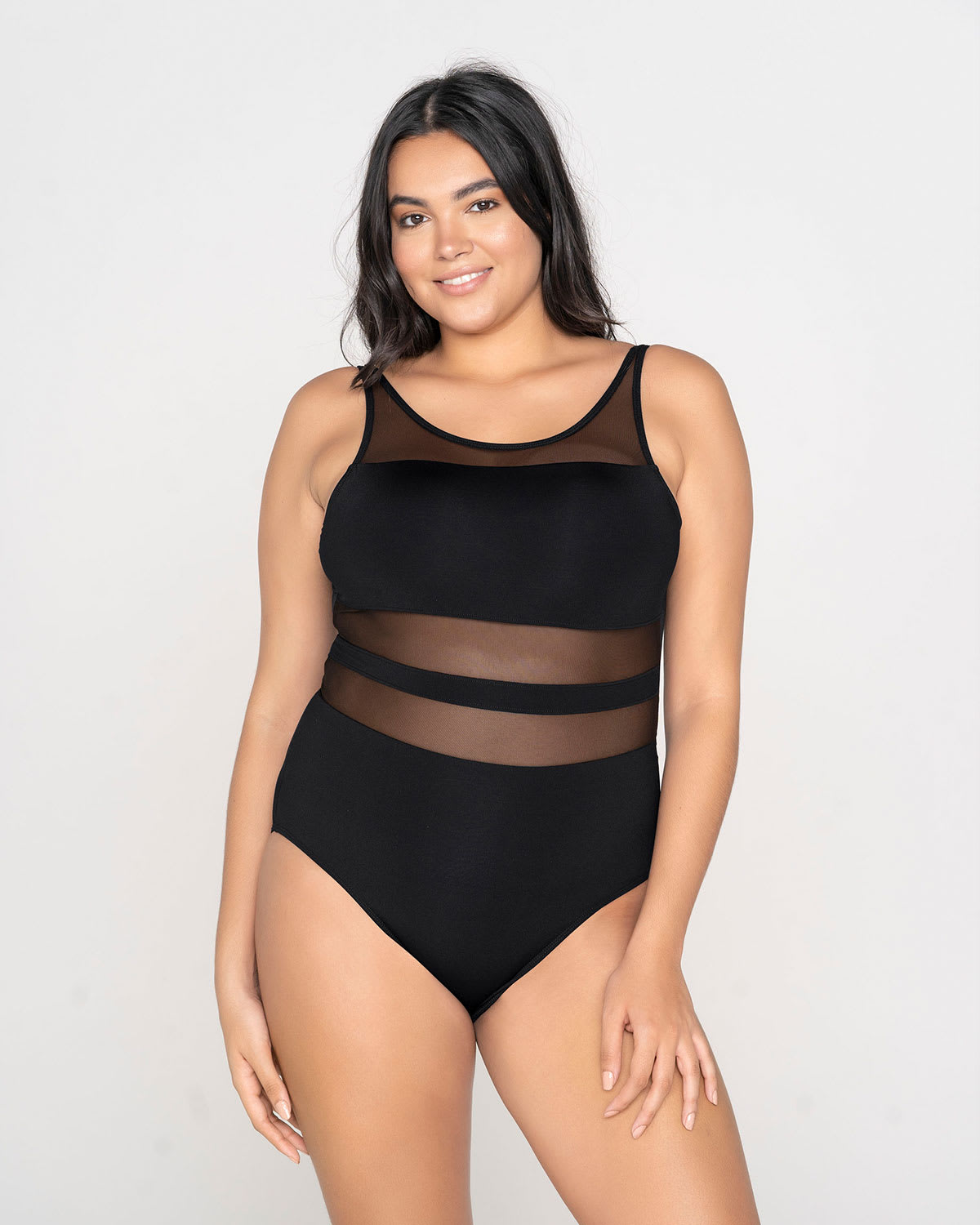  One-Piece Slimming Swimsuit With Cups
