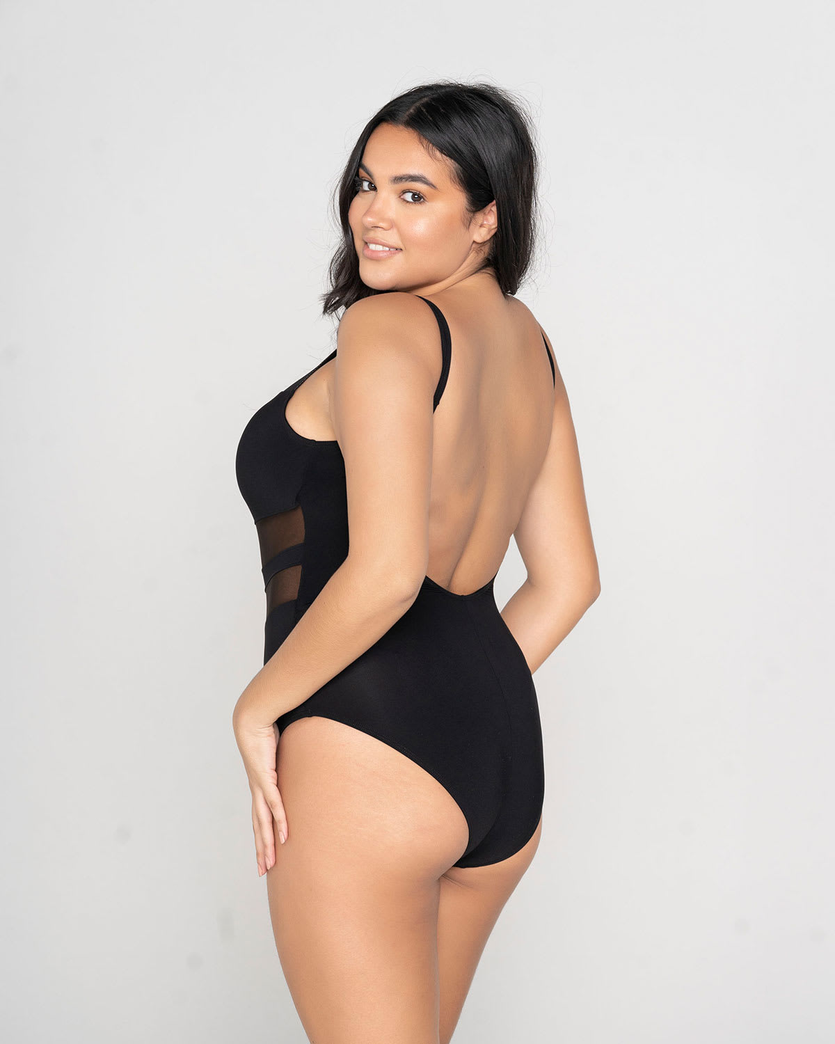  One-Piece Slimming Swimsuit With Cups