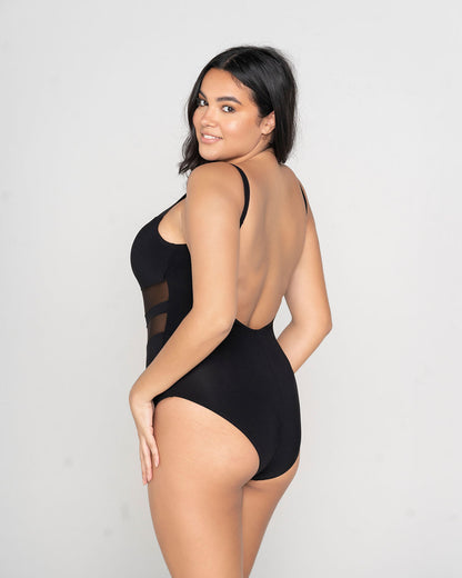  One-Piece Slimming Swimsuit With Cups