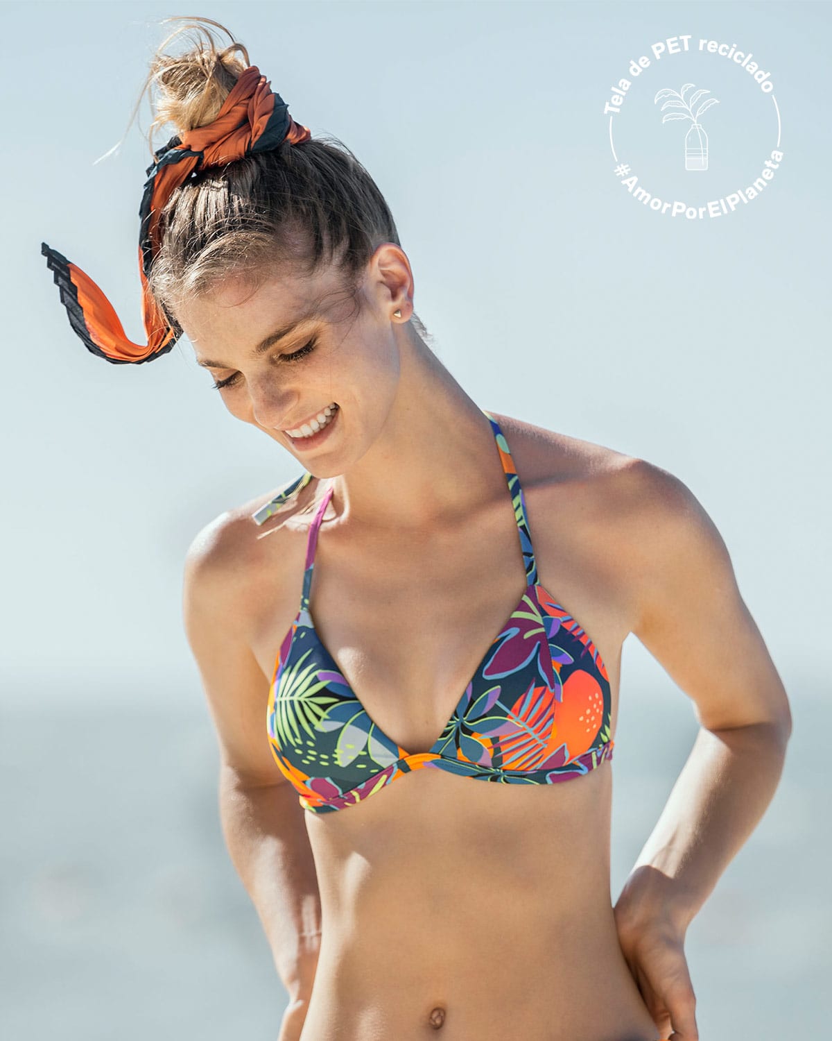  Eco-Friendly Bikini Top For Tanning Made Of Recycled Plastic