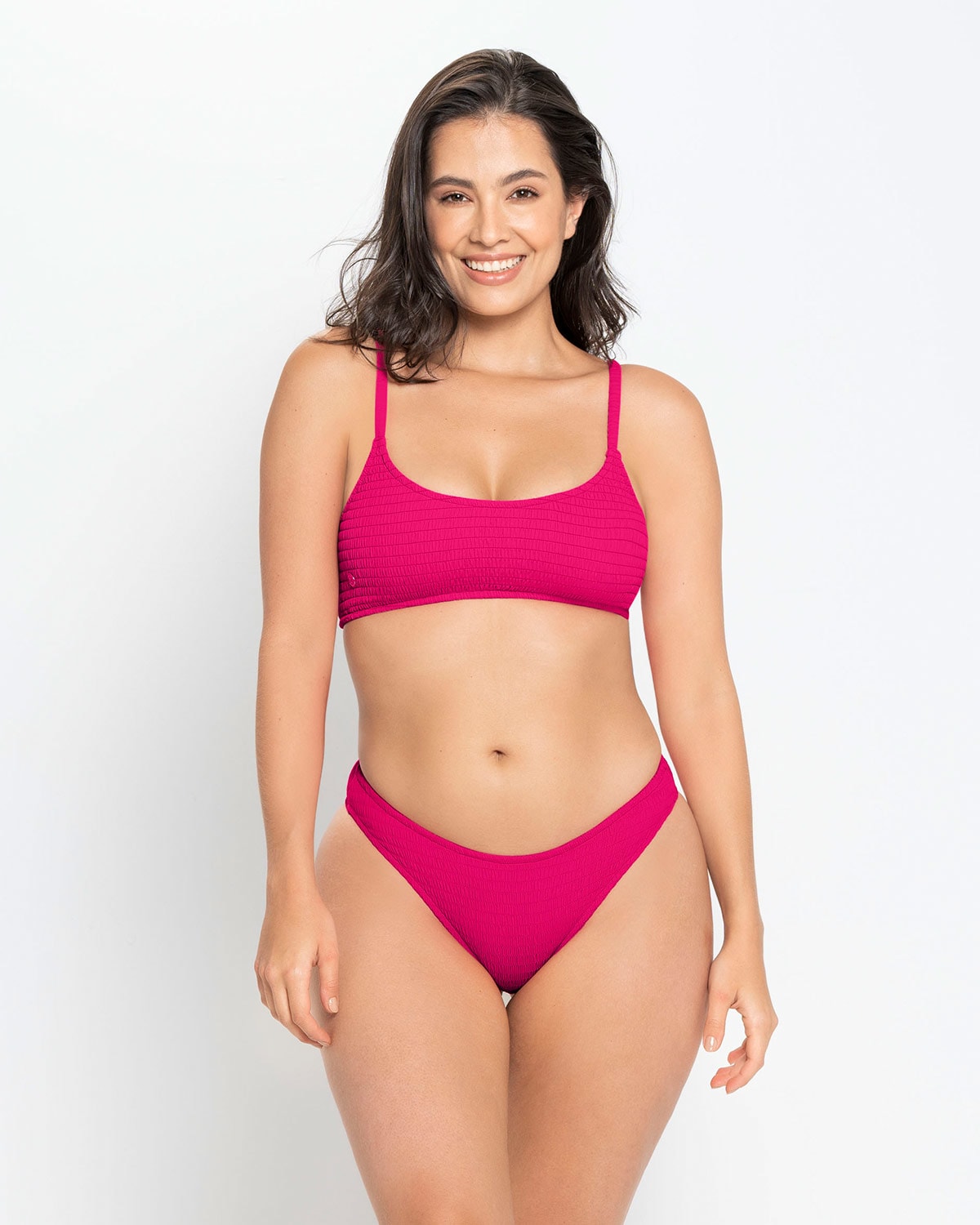  Eco-Friendly Textured Bikini Top Made Of Recycled Nylon
