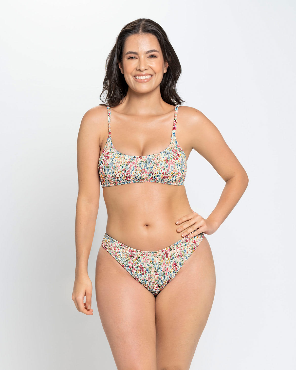  Eco-Friendly Cheeky High-Leg Bikini Bottom