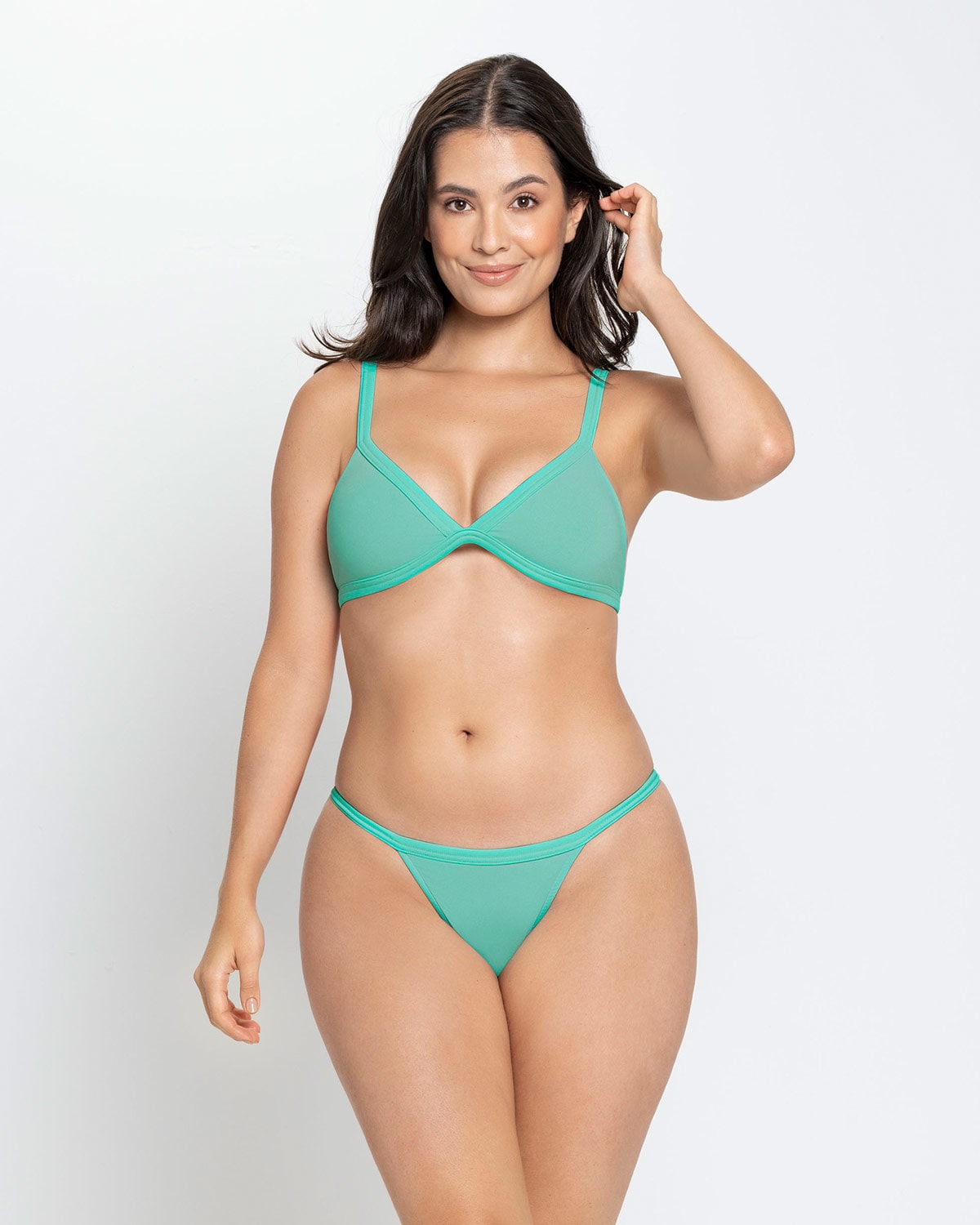  Eco-Friendly Minimal Bikini Bottom For Tanning, Made Of Recycled Nylon