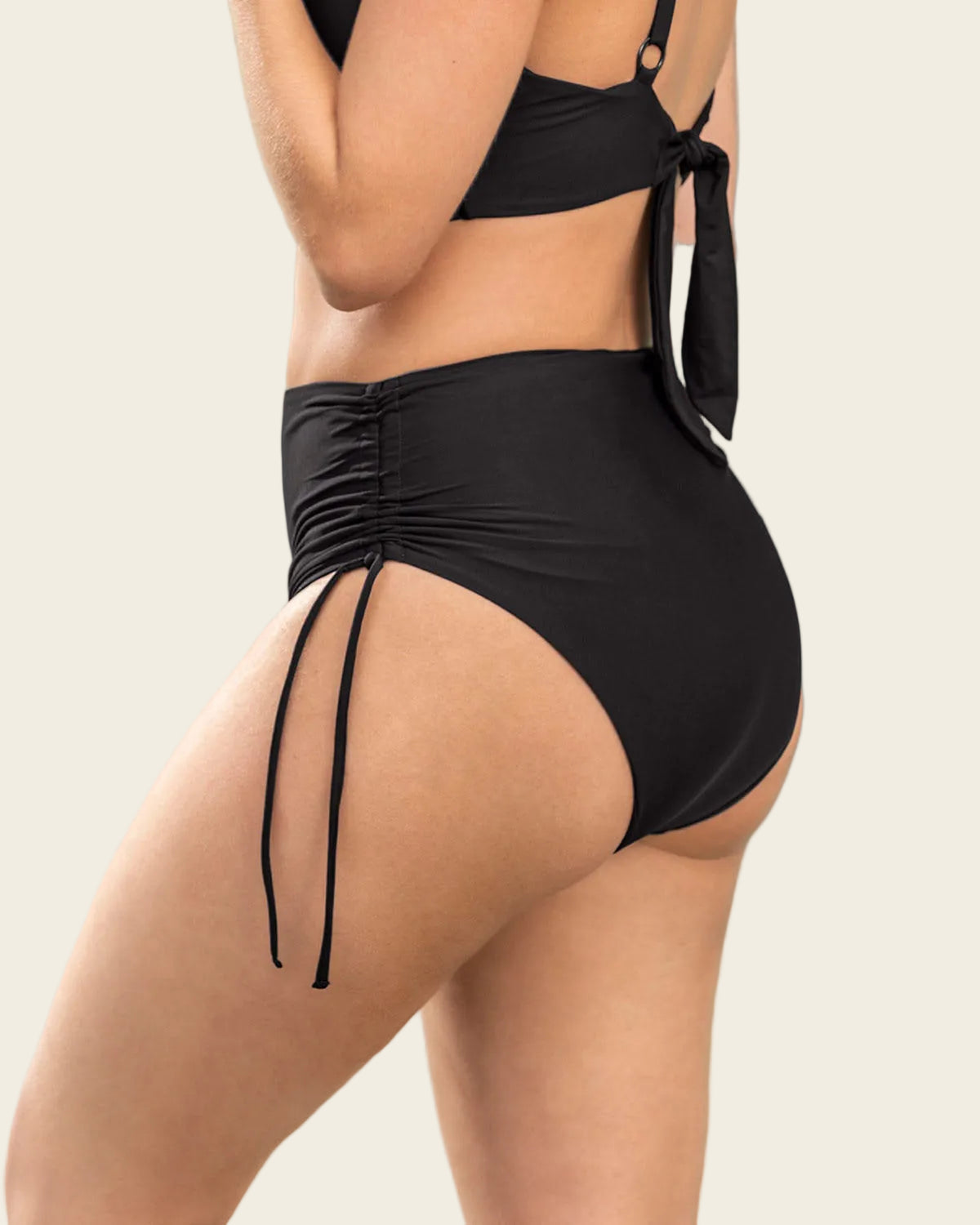  Eco-Friendly High Waisted Slimming Bikini Bottom